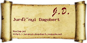 Jurányi Dagobert névjegykártya